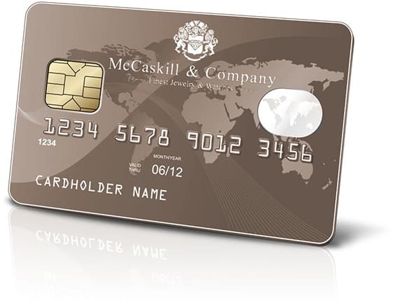 We offer Credit Cards and Financing at McCaskill & Company Jewelers - Destin, FL