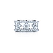 Kwiat R-11314-0-DIA-PLAT Jasmine Eternity Ring with Diamonds