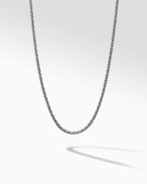 Konstantino CHGR3-131-22 Sterling Silver Chain 2.5mm 22" Necklace