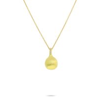 Marco Bicego CB2493-B-Y "Africa Boules" 18K Yellow Gold and Diamond Pendant Necklace