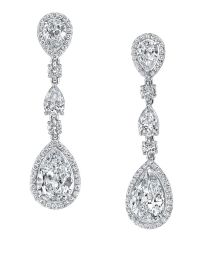 McCaskill & Company Signature Collection Platinum Diamond Dangle Earrings