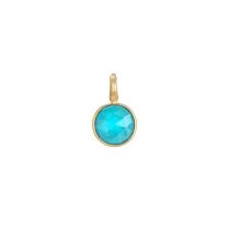 Marco Bicego PB1-TU01-Y "Jaipur" 18K Yellow Gold Small Stackable Pendant - Turquoise